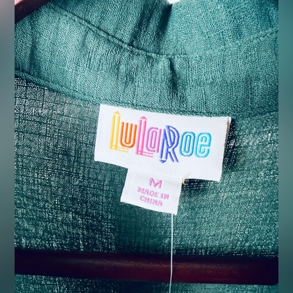 NWT~ LulaRoe Seersucker High/Low Blouse Sz. Med - Picture 4 of 6
